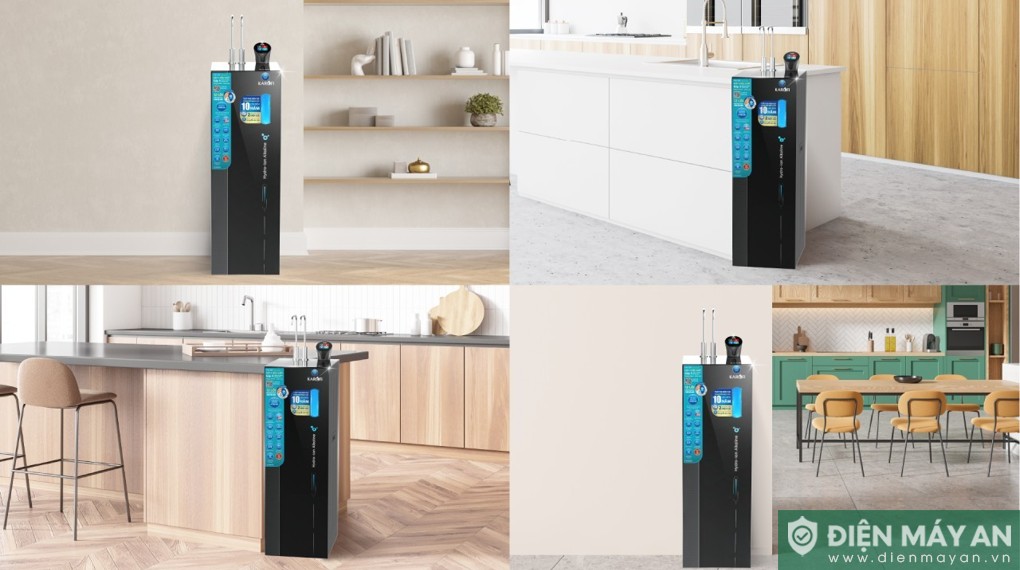 Máy lọc nước RO nóng nguội lạnh Hydro-ion kiềm Karofi KAE-S86 12 lõi